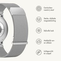 imoshion Milanees magnetisch bandje  - Universeel 18 mm aansluiting - Zilver