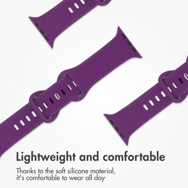imoshion Silicone⁺ Strap Apple Watch | 38/40/41/42 mm - Size S/M - Purple