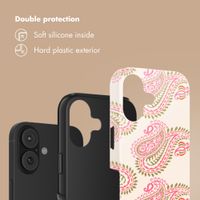 Selencia Vivid Back Cover Apple iPhone 17 - Paisley Blush