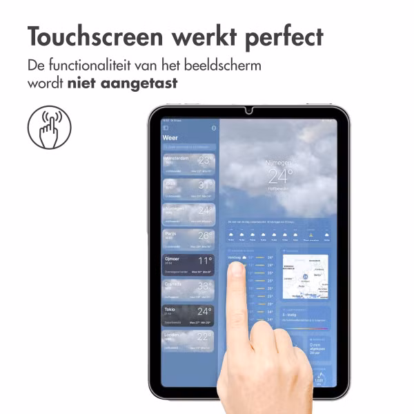 imoshion Gehard glas screenprotector Apple iPad Mini 7 (2024) / iPad Mini 6 (2021)