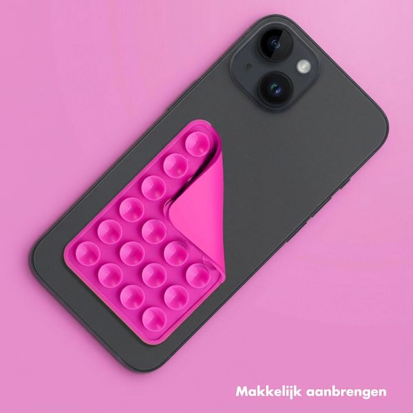 Selencia 2-Pack Telefoonhouder Zuignap - Roze