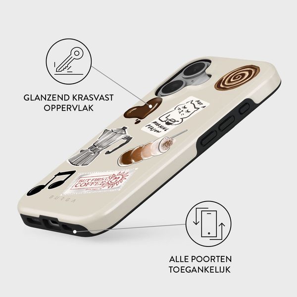 Burga Tough Backcover MagSafe Apple iPhone 16 - Oat Milk Please