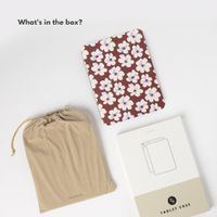 Selencia Vivid Tablet Case Apple iPad Air 11 inch (2026) M4 / (2025) M3 / (2024) M2 / Air 5 (2022) / Air 4 (2020) - Choco Flower Pop