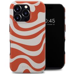 Selencia Vivid Tough Backcover met MagSafe iPhone 16 Pro - Dream Swirl Orange