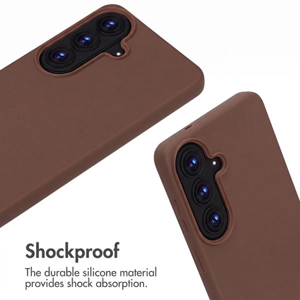 imoshion Silicone Case with Strap Samsung Galaxy S26 - Brown