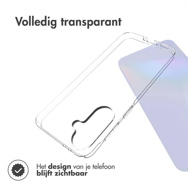 Accezz Clear Backcover Samsung Galaxy A37 (5G) - Transparant