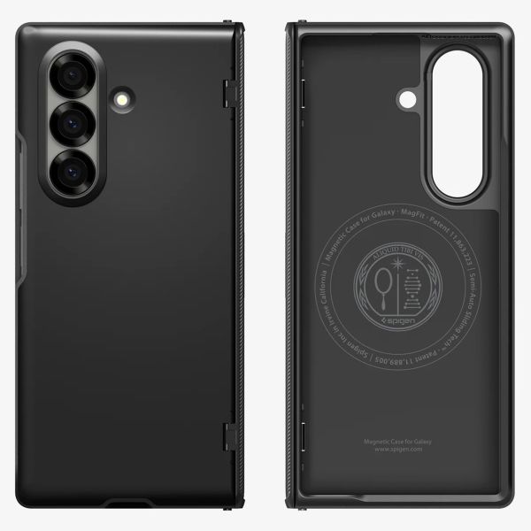 Spigen Slim Armor Pro MagFit Backcover Samsung Galaxy Z Fold 7 - Zwart