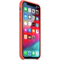 Apple Silicone Backcover iPhone Xs / X - Nectarine