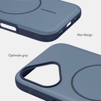 imoshion Color Backcover met Thin MagSafe Ring Apple iPhone 16 - Donkerblauw