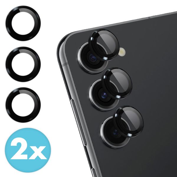 imoshion 2 Pack Camera lens protector Samsung Galaxy S23 / S23 Plus - Zwart