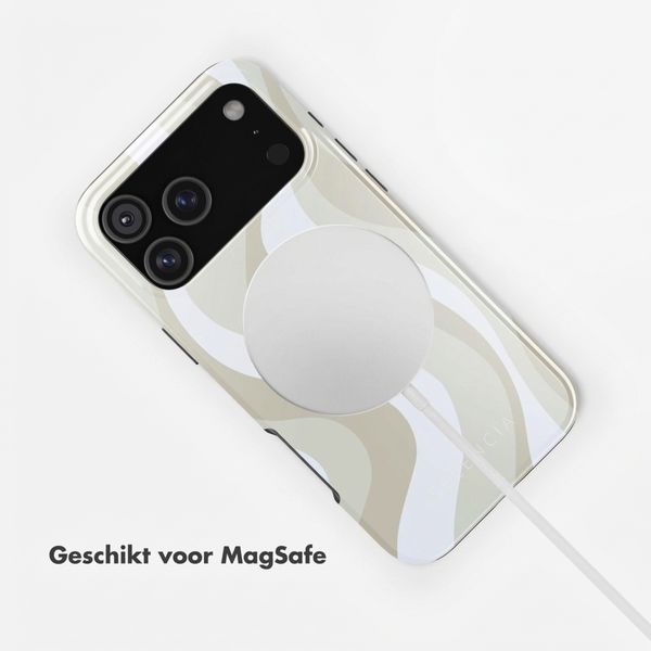 Selencia Vivid Backcover met MagSafe Apple iPhone 18 Pro Max / 17 Pro Max - Desert Waves Beige