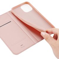 Dux Ducis Slim Softcase Bookcase iPhone 14 - Rosé Goud