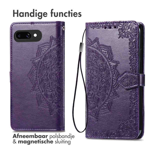 imoshion Mandala Bookcase Google Pixel 9A - Paars