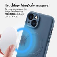 imoshion Color Backcover met MagSafe Apple iPhone 15 - Donkerblauw