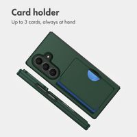 imoshion Back Cover with Card Holder Samsung Galaxy Z Fold 8 Ultra - Dark Green