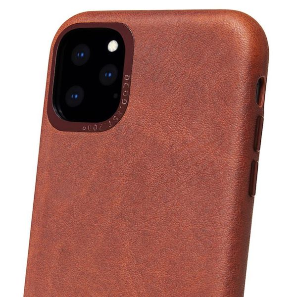 Decoded Leather Backcover iPhone 11 Pro Max - Bruin
