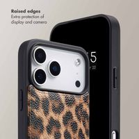 Selencia Nova Phone Case with Cord and Card Holder Apple iPhone 17 Pro Max - Leopard