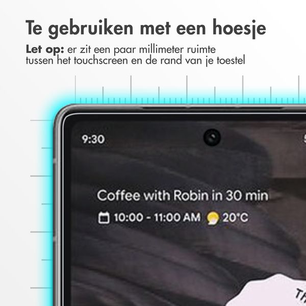 Accezz Gehard Glas Screenprotector Google Pixel 7a