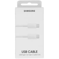 Samsung USB-C naar USB-C kabel 5A voor de Samsung Galaxy A71 - 1 meter - Wit