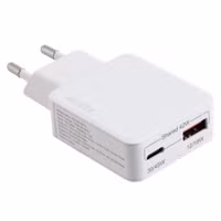 Accezz Ultra Slim GaN Oplader - USB-C + USB-A - 45W - Wit