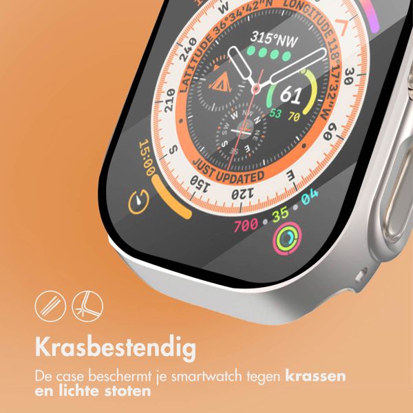 imoshion Full Cover Hardcase Apple Watch Ultra / Ultra 2 / Ultra 3 - 49 mm - Titanium