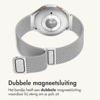 imoshion Milanees magnetisch bandje  - Universeel 18 mm aansluiting - Zilver