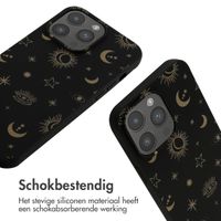 imoshion Siliconen design hoesje met koord Apple iPhone 14 Pro Max - Sky Black
