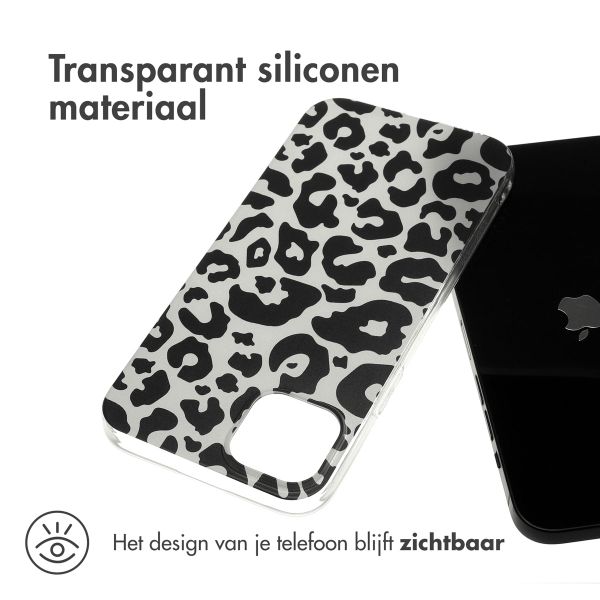 imoshion Design hoesje iPhone 15 Plus - Luipaard / Zwart