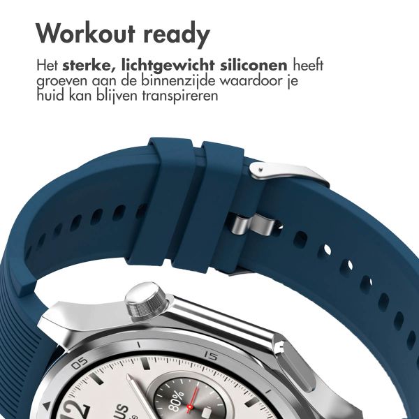 imoshion Siliconen bandje voor de OnePlus Watch 3 / 2 / 2R / Oppo Watch X2 / X - Donkerblauw