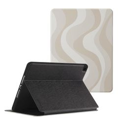 Selencia Vivid Tablet Case Apple iPad 9 (2021) 10.2 inch / iPad 8 (2020) 10.2 inch / iPad 7 (2019) 10.2 inch - Desert Waves Beige
