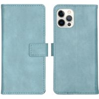 imoshion Luxe Bookcase Apple iPhone 12 (Pro) - Lichtblauw