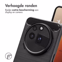 imoshion Brushed Backcover Nothing Phone (3a) Pro - Zwart