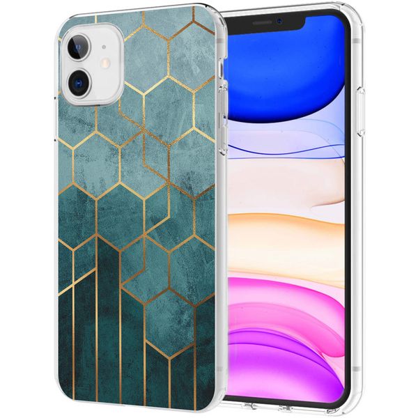 imoshion Design hoesje iPhone 11 - Patroon - Groen