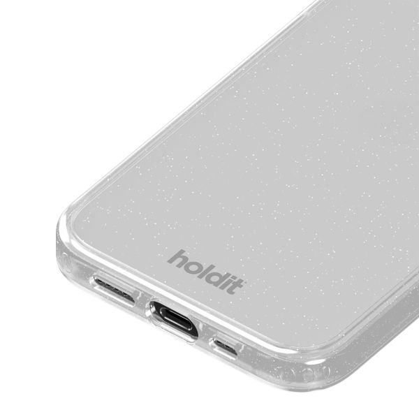 Holdit Glitter Case iPhone 13 / 14 / 15 - White