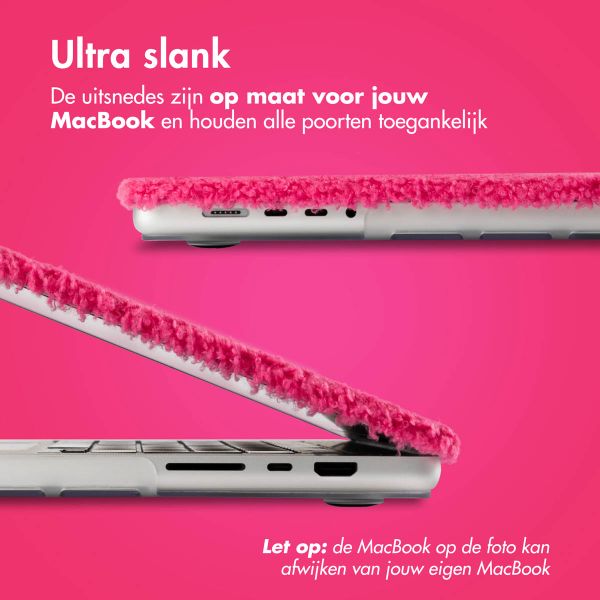 imoshion Teddy Hard Cover Apple MacBook Air 13 inch (2022 / 2024 M3 chip / 2025 M4 chip) - Hot Pink