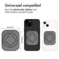 Accezz EasyLock telefoonhouder auto - inclusief hoesje Apple iPhone 15 - Ventilatierooster - 360 graden draaibaar - Zwart