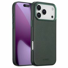 Accezz Leather Back Cover with MagSafe Apple iPhone 17 Pro Max - Cedar Green