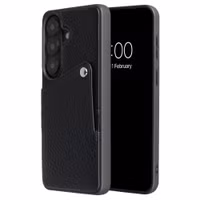 Selencia Riva Backcover met Pashouder Samsung Galaxy S26 Plus - Black