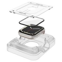 Spigen Pro Flex EZ Fit Screenprotector met applicator Apple Watch Series 7/8/9 - 45 mm - Transparant