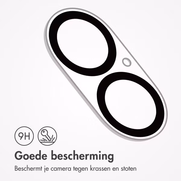 imoshion Camera Protector Glas 2 Pack Apple iPhone 16 / 16 Plus / 17 - Zwart