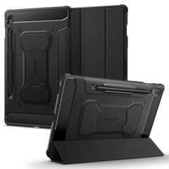 Spigen Rugged Armor Pro Bookcase Samsung Galaxy Tab S9 FE - Black