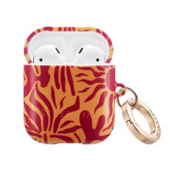 Selencia Vivid case  Apple AirPods 1 / 2 - Tropical Vibes Apricot