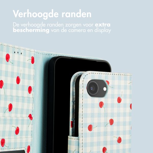 imoshion Design Bookcase Apple iPhone 17e / 16e - Cherry Check
