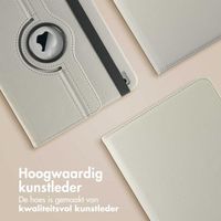 imoshion 360° draaibare Bookcase Apple iPad 9 (2021) 10.2 inch / iPad 8 (2020) 10.2 inch / iPad 7 (2019) 10.2 inch - Grijs