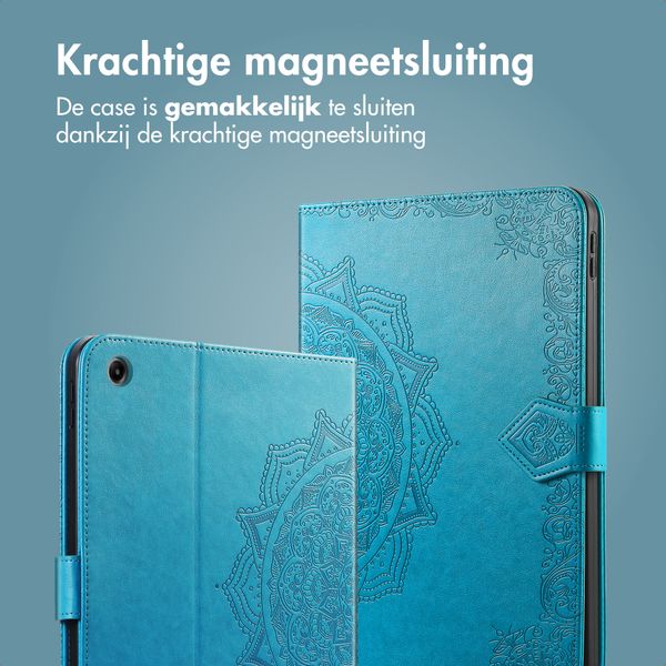 imoshion Mandala Bookcase Samsung Galaxy Tab A11 Plus - Turquoise