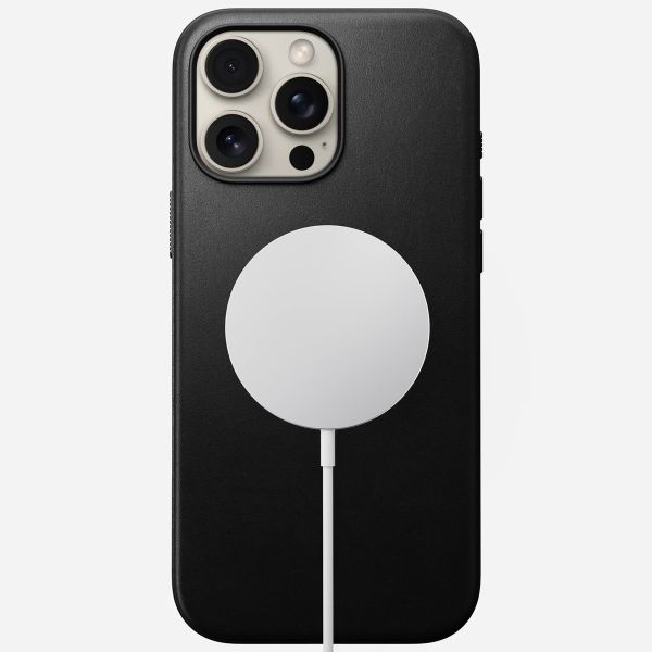 Nomad Modern Leather Case iPhone 16 Pro Max - Black