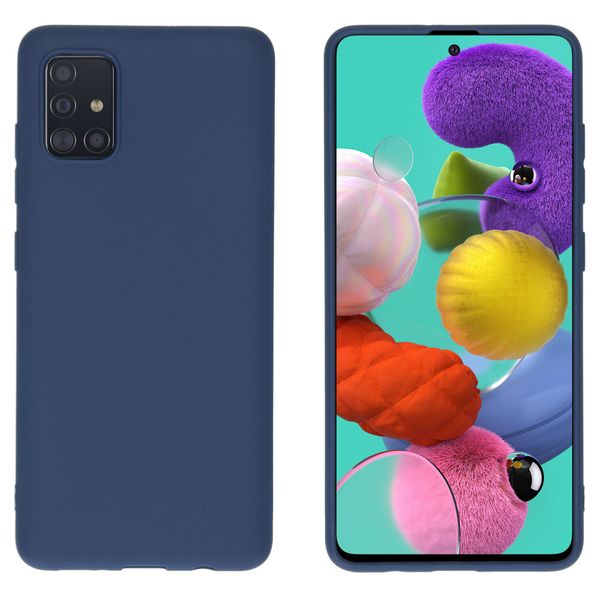 imoshion Color Backcover Samsung Galaxy A51 - Donkerblauw