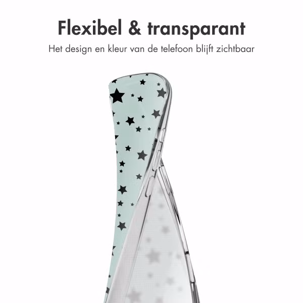 imoshion Design hoesje Apple iPhone 16 - Stars Mint