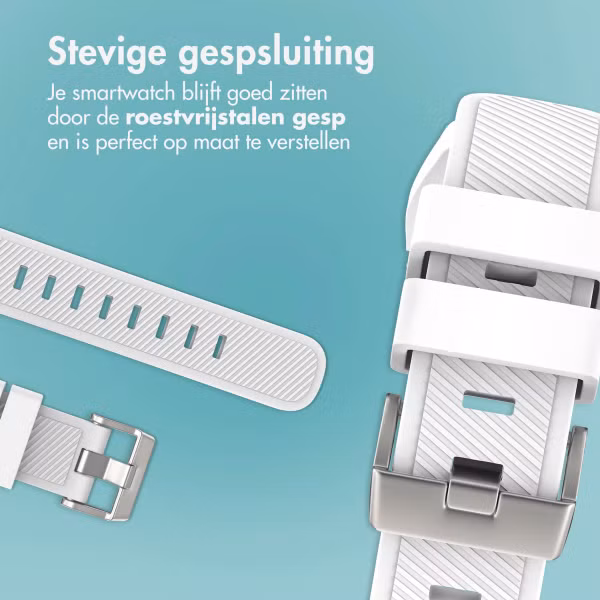 imoshion Flexibel Siliconen bandje - Universeel 20 mm aansluiting - Wit