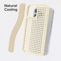Callbuddy Hoesje met Strap Apple iPhone 16 Pro Max - Sand Glow